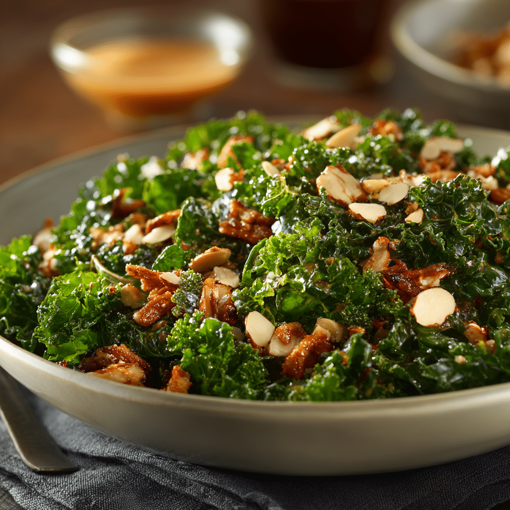 A bowl of chick fil a kale salad ready to eat