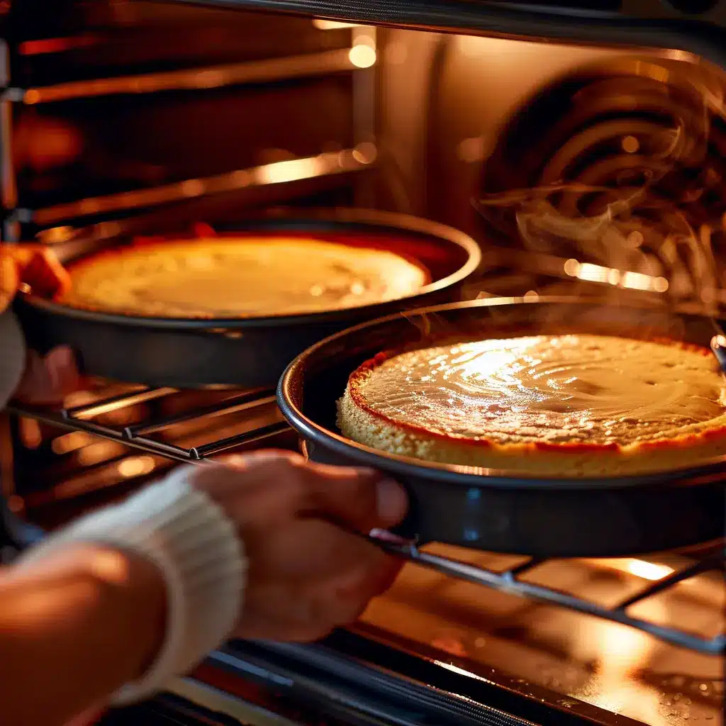 how to bake a cake step