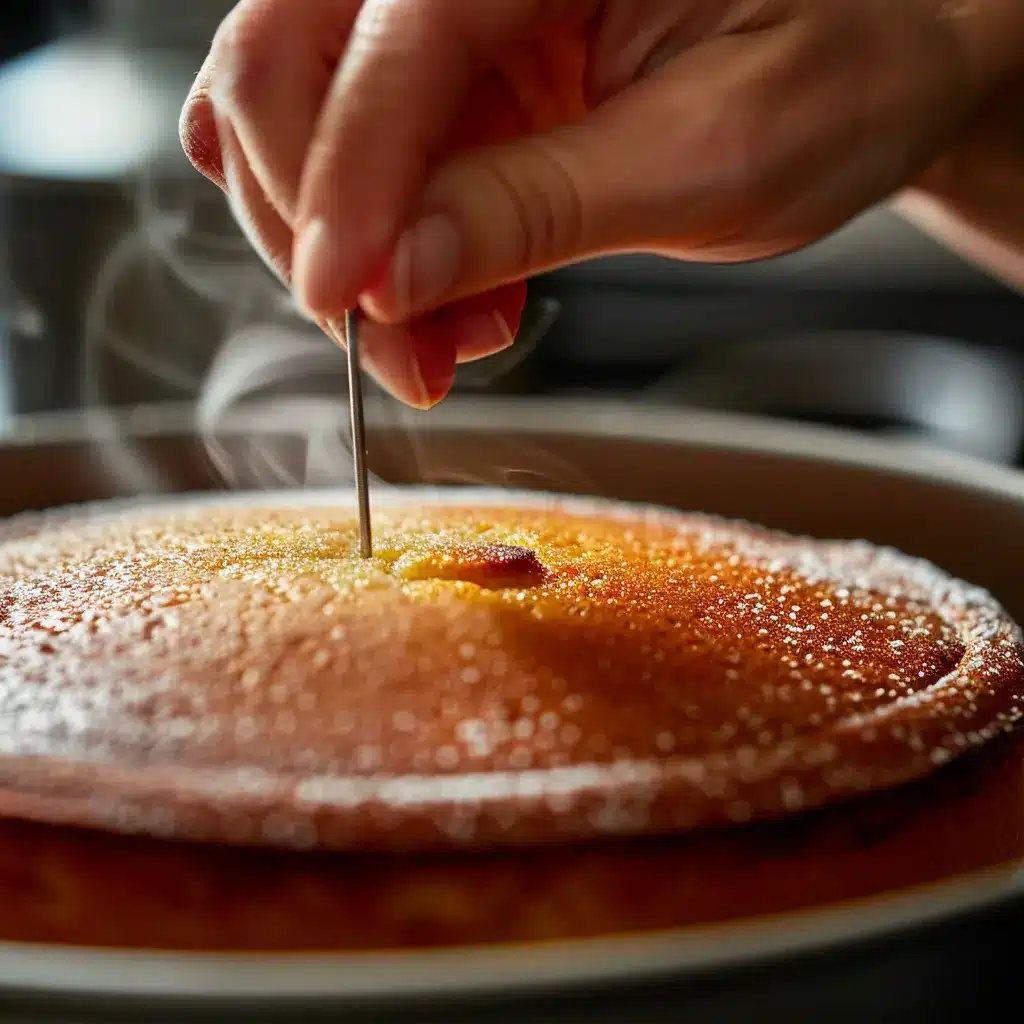 how to bake a cake step